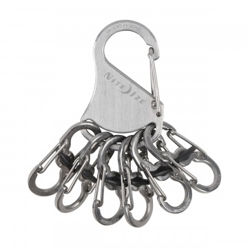 KeyRack™ Locker® S-Biner®:  The KeyRack is functional and compact key organizer. The stainless steel carabiner has a secure gate closure on end,...