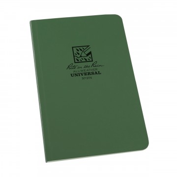 Soft Cover Book 4.625×7.25:   Field-Flex is the most flexible cover material in a Rite in the Rain notebook. It's tough enough to withstand the...
