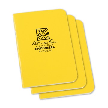 Stapled Notebook 3.25×4.625 3-Pack: 