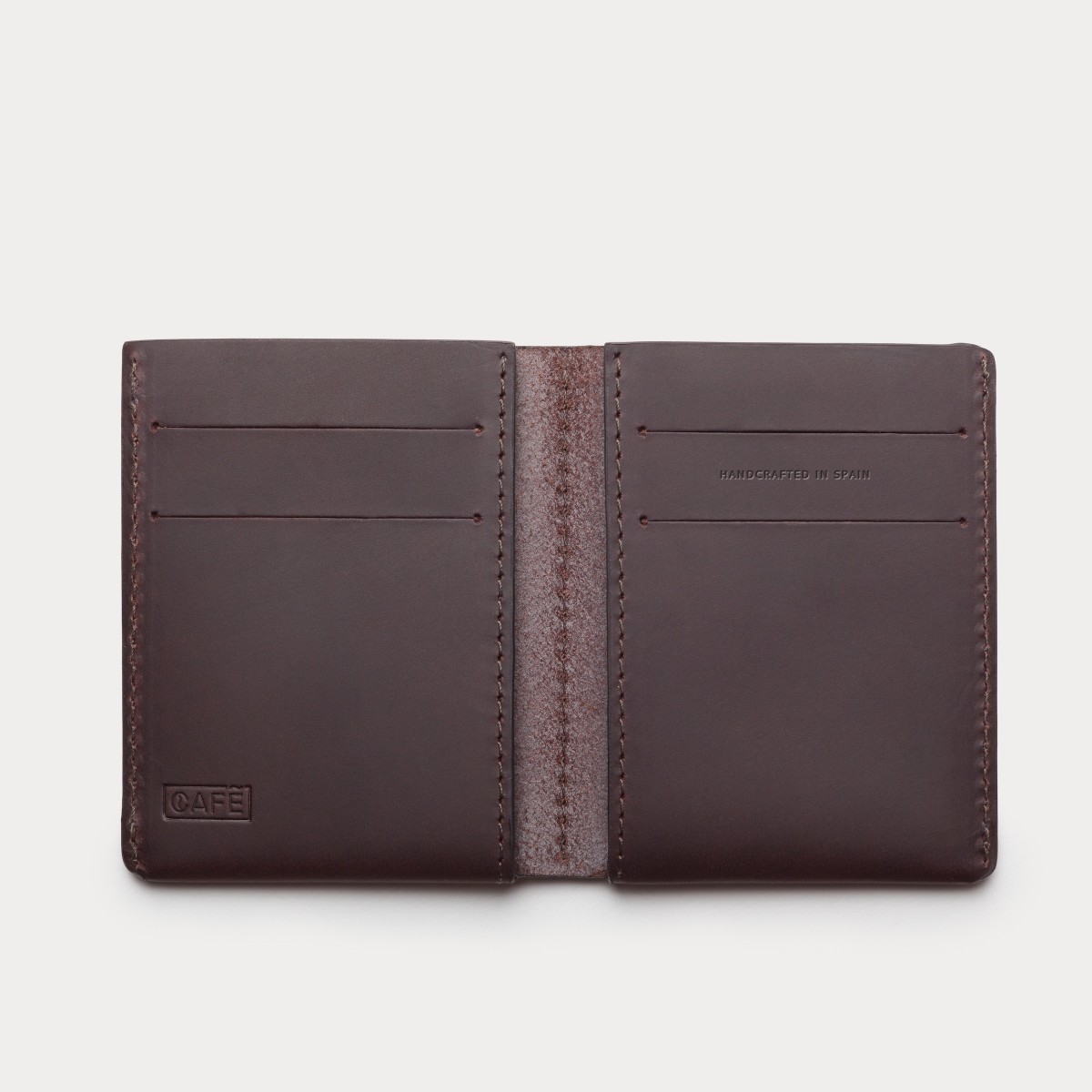 Ultra Slim Leather Wallet Jamaica - Roasted