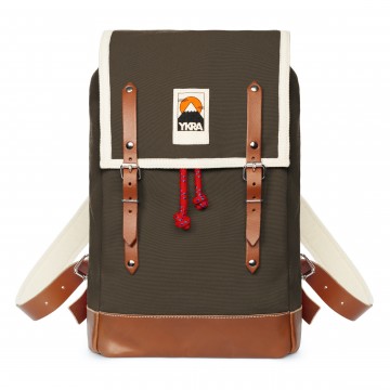 Matra Mini Leather:  This classic Ykra hiking bag is made from heavy cotton canvas with premium Italian leather details. It is inspired...