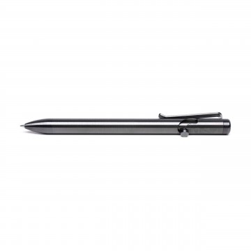 Bolt Action Zirconium Pen:   Precision machined bolt action pen made from zirconium. Limited availability.  
  The unique bolt action mechanism...