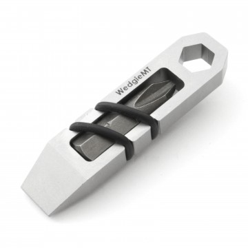 WedgieMT Stainless Steel Multitool:   WedgieMT is small, simple and sleek pocket tool. It holds the provided   #2 Phillips bit or custom-sized Fire...