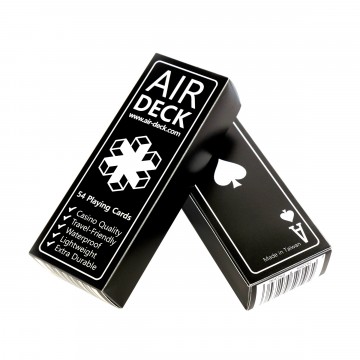 Air Deck 2.0 Playing Cards:   Air Deck is a full set of playing cards with an optimized footprint. This is ideal for travelling, since it won't...
