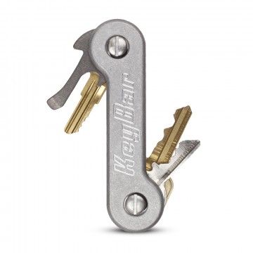 KeyBar Aluminum:  The KeyBar is a key organizer that works like a multi-tool for your keys and other everyday carry items. Just load...