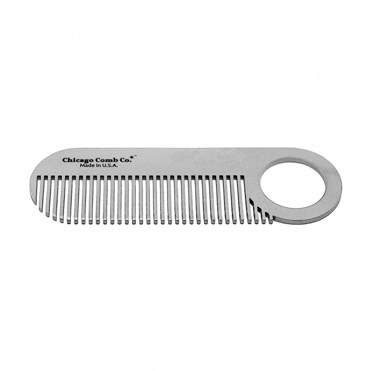 Chicago Comb Co. Model No. 2 Stainless Steel Kamm