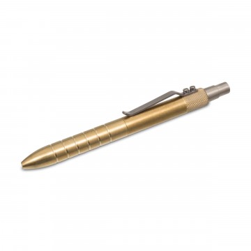 EDK V2 Brass - Kynä:   Kompakti messingistä koneistettu kynä päivittäiseen käyttöön  
 EDK on kestävä ja kompakti taskuun mahtuva kynä,...