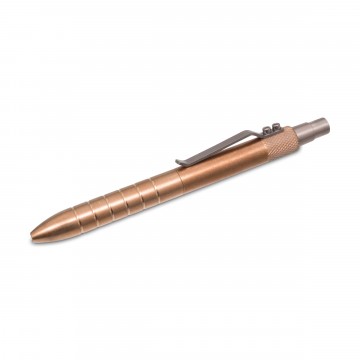EDK V2 Copper - Kynä:   Kompakti kuparista koneistettu kynä päivittäiseen käyttöön  
 EDK on kestävä ja kompakti taskuun mahtuva kynä,...