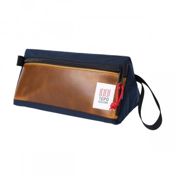 Dopp Kit Heritage:  This classic Dopp Kit is built from heritage materials. A premium Horween® Leather panel elevates the Topo Designs...