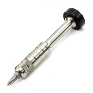 Hex Bit Driver Titanium:   The Hex Bit Driver is a screwdriver designed for precision work, made for those who work and do things. It is...