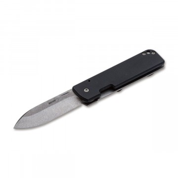 Lancer 42 Knife:  The popular Böker Plus Lancer has a stonewash D2 blade that opens with a nail nick and is secured with a sturdy...