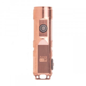 Aurora A9 Copper Flashlight:  If you are looking for a new everyday carry keychain light but something different, this might be the one. The...
