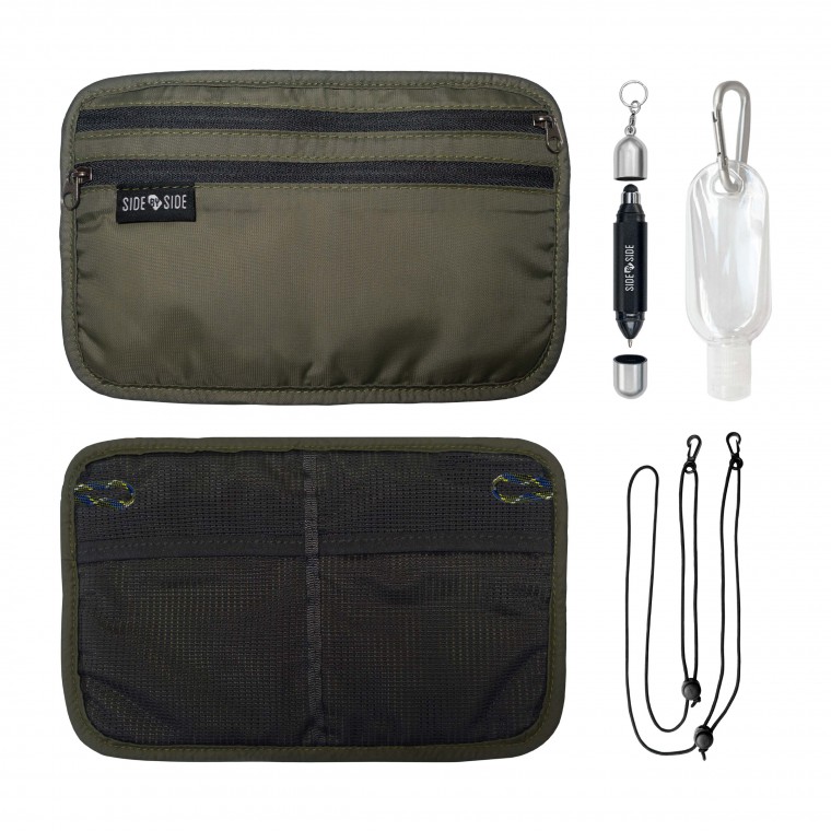 Side by Side RFID Travel Pouch