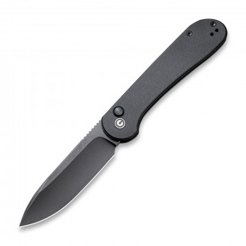 Elementum Button Lock Knife:   The familiar Elementum form, equipped with the push button locking mechanism.  
 The Elementum is made well to...