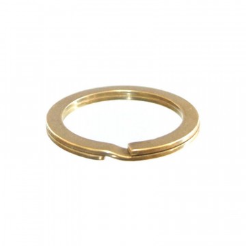 Flat Split Ring:  A high quality solid brass split ring, which is made  in Japan by   bending a flat bar instead of pressing it. Flat...