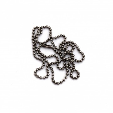 Titanium Ball Chain Necklace: 