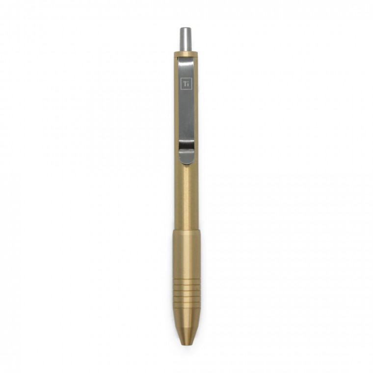 Big Idea Design Brass Click EDC Pen