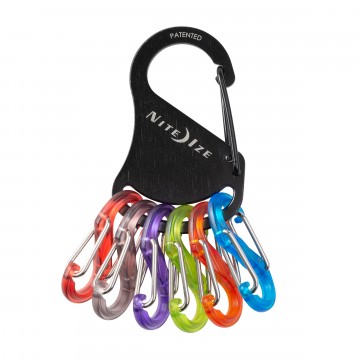 KeyRack™ S-Biner®:  The KeyRack is functional and compact key organizer. The stainless steel carabiner has a secure gate closure on end,...