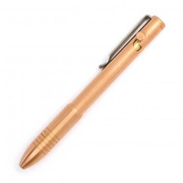 Copper Bolt Action - Kynä:  Copper Bolt Action -kynällä voit kontrolloida omaa kirjoituskokemusta täydellisesti. Kynän pituus ja kärki säätyvät...