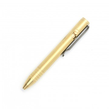 Mini Bolt Action Brass Pen: 