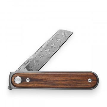 Duval Damasteel - Messer:   Das moderne Gentlemanmesser mit Klinge aus Damaststahl  
 Duval kombiniert die besten Eigenschaften zwei...