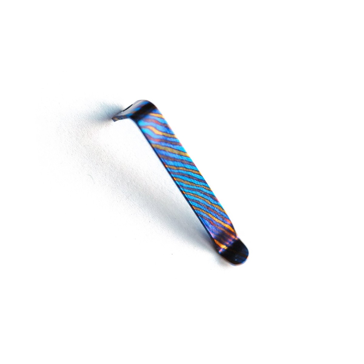 Big Idea Design Titanium Damascus Pen Clip (Fountain EDC/Ti Arto/Ti Arto EDC)