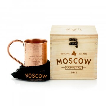 The Original Mug with Wooden Box:   This is The Original, 100% pure copper Moscow Mule mug that grandma Sophie created nearly 100 years ago. No lacquer...