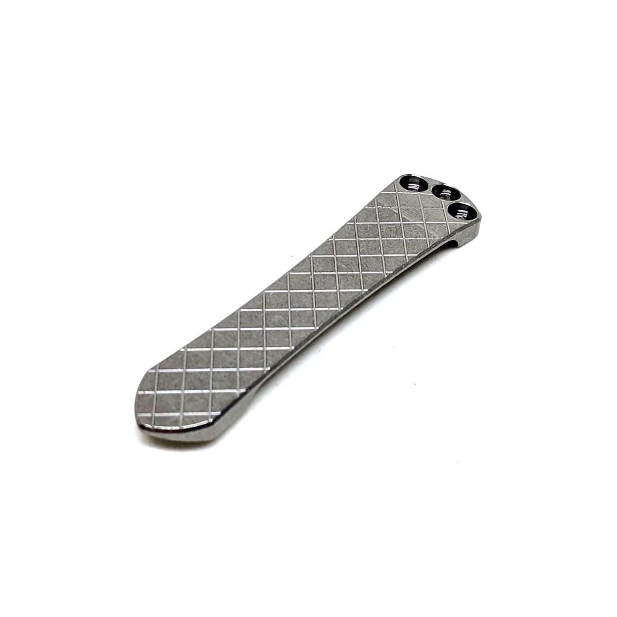 Titanium Pocket Clip • Stonewashed Silver Benchmade Bugout 