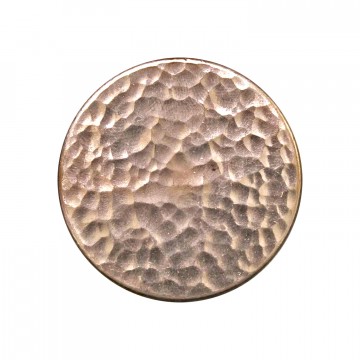 Hammered Worry Stone:  This hammered finish solid copper coin is ready to get some use in your pocket. It has a hammered texture on both...