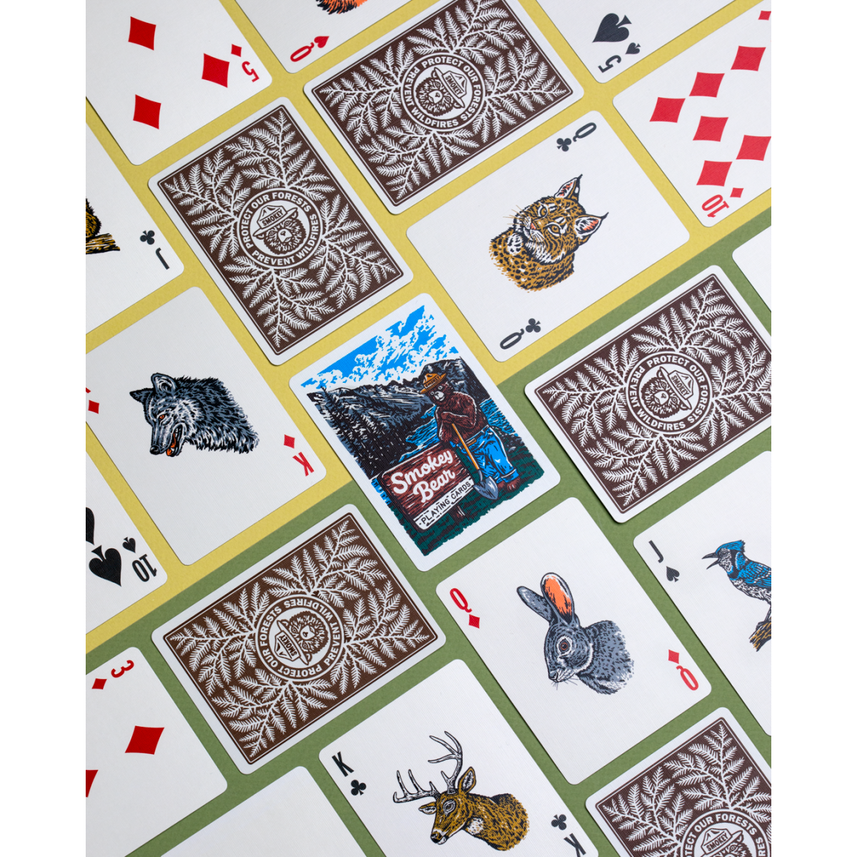 Smokey Bear Playing Cards by Art of Play Poker Spielkarten Cardistry 