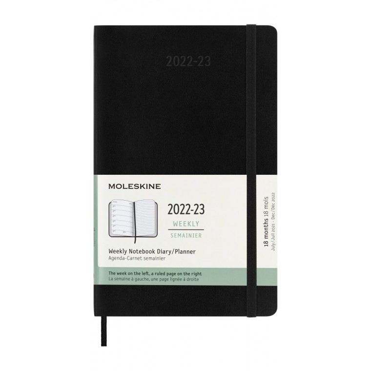 Moleskine Weekly Notebook Large 2022-23 - Kalender