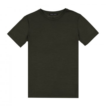Ultrafine Merino T-Shirt - Army:   It took years of product development to bring you the next level merino wool t-shirt. Clean design, unparalleled...