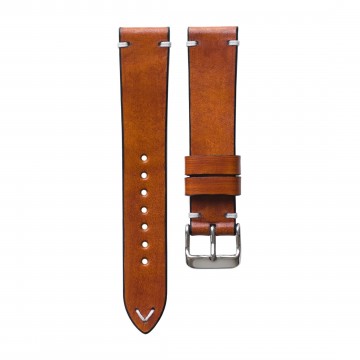 Leather Watch Strap - Ranneke:  Two-Stitch Leather -ranneke on käsin tehty korkealuokkaisesta italialaisesta nahasta todellisten kellofanaatikkojen...
