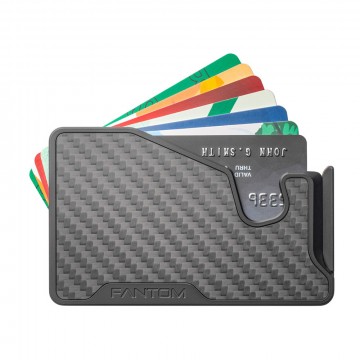 Fantom X Carbon Fiber Wallet:   The Fanxom X lever allows for easy access to all your cards. Simply flick the lever and pull out the card you need....