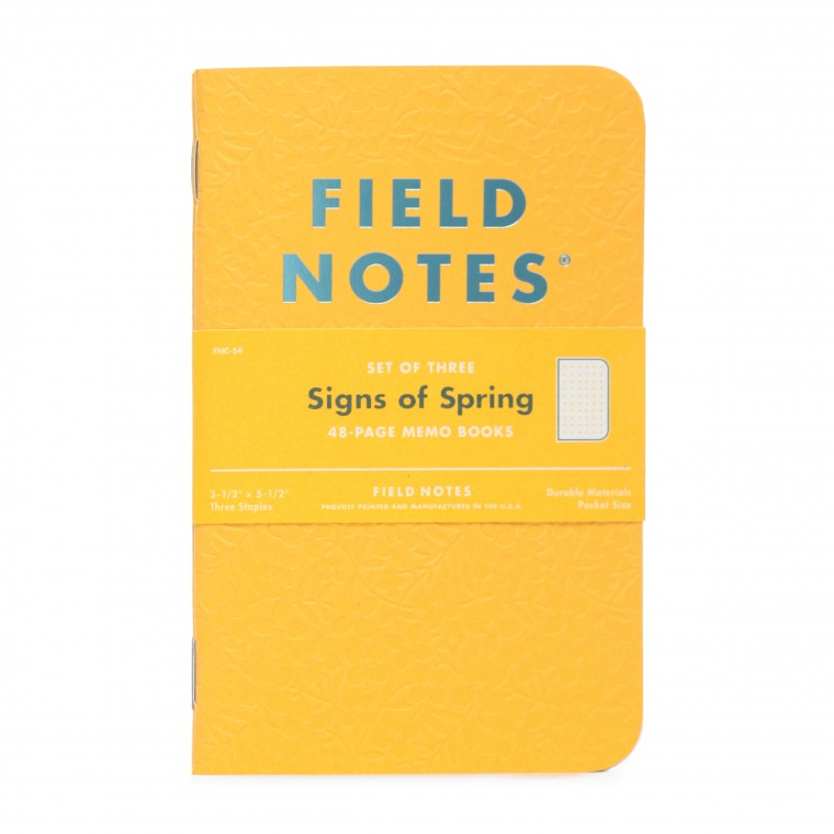 Field Notes Signs of Spring 3-Pack Memo Book