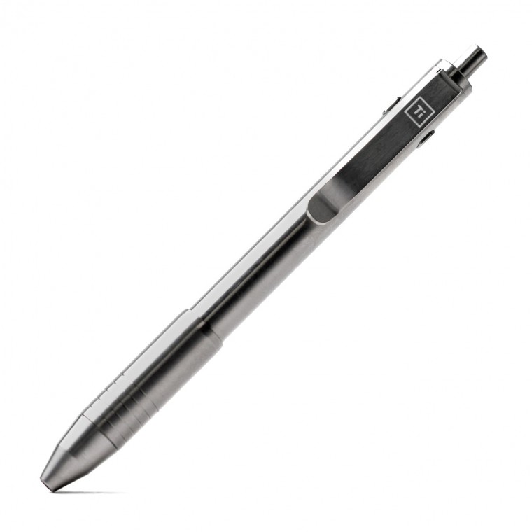 Dual Side Click Titanium Pen