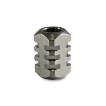 Titanium S1 Lanyard Bead:  Designed in the style of the Pixel Keychain Microlight, this titanium lanyard bead stands out with an unusual square...
