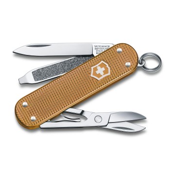Classic Alox:  Sveitsiläistekoinen Classic-linkkuveitsi Alox-kahvalla. 
 Kaikki alkoi Swiss Officer's Knife -veitsestä. Yli...
