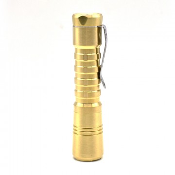 Pineapple Brass Flashlight:  Solid brass construction, easy clicky switch operation, and tall-stand capability make the Pineapple Brass your...