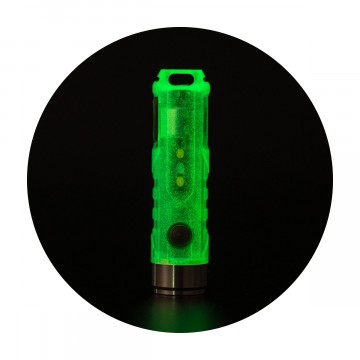 Aurora A5 GITD (G3) Flashlight:  The Aurora A5 is a compact flashlight that has a unique Glow-In-The-Dark dark sidelight, which allows multiple uses...