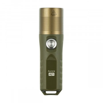 Aurora A21 Polyamide Flashlight:  The Aurora A21 is the polyamide version of the A23, it's equipped with Nichia 219C 5000K neutral white 90+ CRI LED....