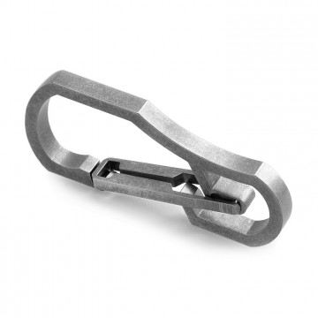 H3 Carabiner:   Quick Release Titanium Keychain Carabiner  
  Handgrey™ H3 carabiner has a dedicated key loop, which holds the...