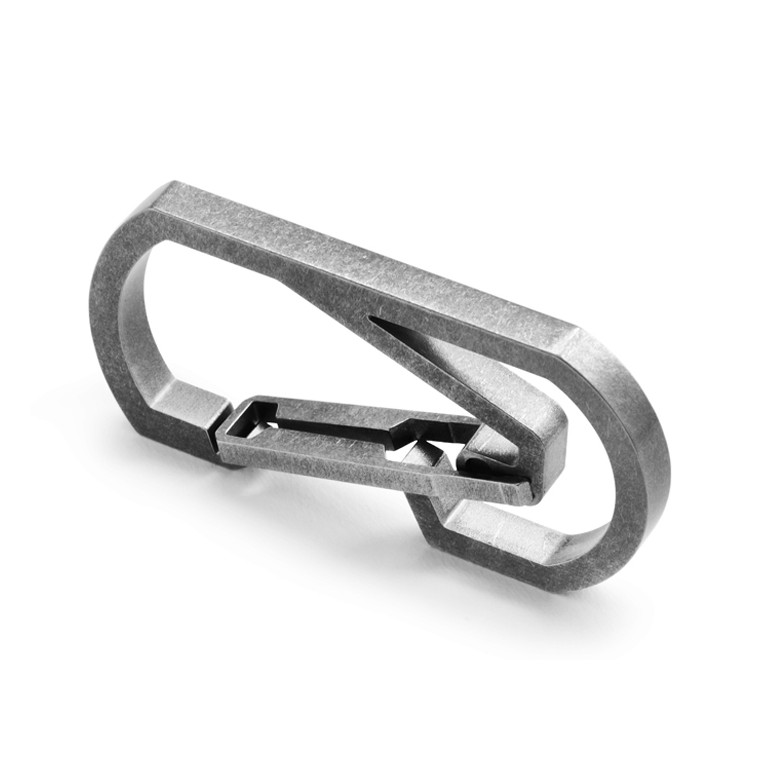 HANDGREY Premium Grade 5 Titanium Belt Clip Keychain H6 