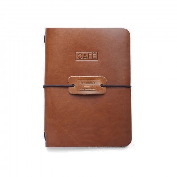A6 Leather Notebook - Kansio:  Kasvisparkitusta nahasta valmistettu A6 Leather Notebook on mainio vihkokansio reissuun tai arkeen. Sisältää yhden...