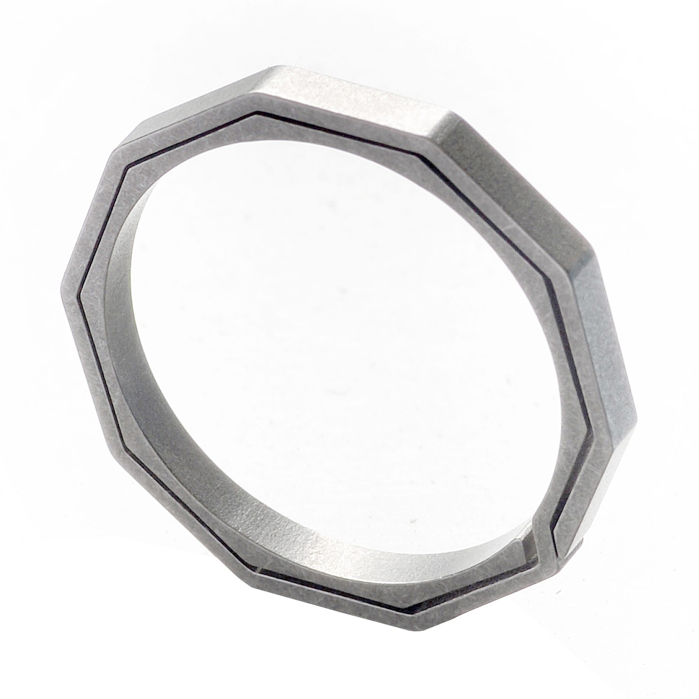 HandGrey KNOX - Lateral Split Titanium Key Ring