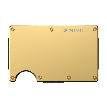 24 Karat Gold Plated - Lompakko:  Tässä erikoismallissa on ihanteellinen tasapaino luksusta ja minimalismia. Kuten kaikki Ridge-lompakot, tässäkin 24...