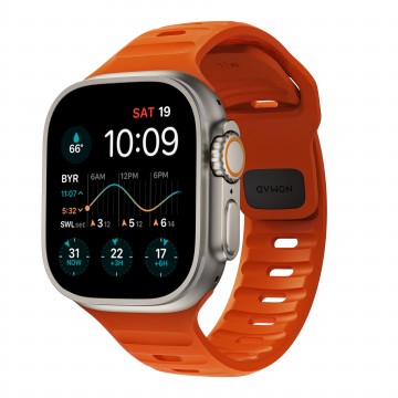 Sport Band - Ranneke:  Nomad Sport Strap antaa Apple Watch -kellolle modernin ja siistin, urheilullisen lookin päivittäisessä käytössä ja...