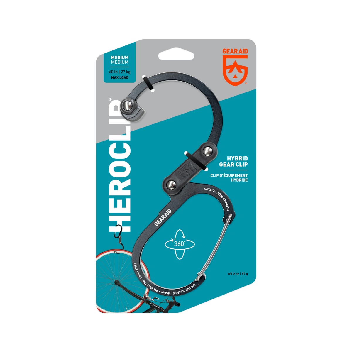 Heroclip® Carabiner Hook Clip - Hang Anything, Anywhere – GEAR AID
