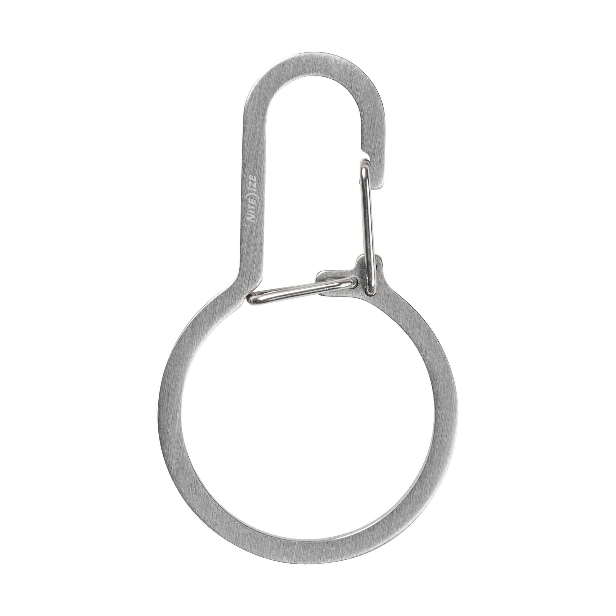 Nite Ize Stainless Steel No.3 G-Series Dual Chamber Carabiner Key Chain