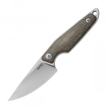 Makro 1 Knife:  Makro 1, design by Jesper Voxnaes, is a big brother of the Mikro 2. A fixed blade compact in size, but big in...